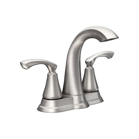 Moen Moen Tiffin Brushed Nickel Bathroom Faucet 4 in. WS84876SRN